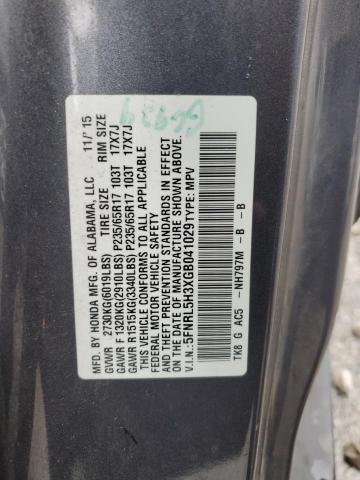 2016 HONDA ODYSSEY SE - 5FNRL5H3XGB041029