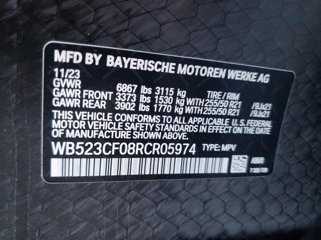 2024 BMW IX XDRIVE5 WB523CF08RCR05974
