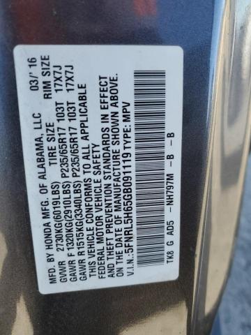 2016 HONDA ODYSSEY EX - 5FNRL5H65GB091119