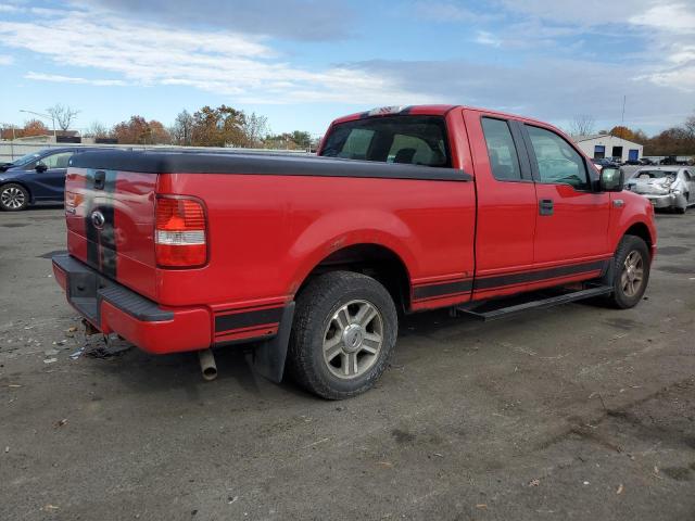 FORD F150 2008 red  gas 1FTRX12W98FC24533 photo #4