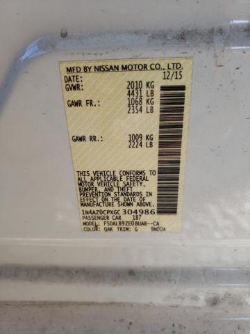 2016 NISSAN LEAF 1N4AZ0CPXGC304986