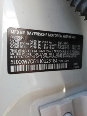 VIN 5UXXW7C51H0U25184 2017 BMW X4 no.14