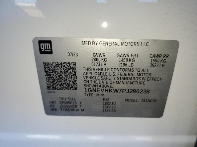 VIN 1GNEVHKW7PJ290238 2023 Chevrolet Traverse, LT no.13