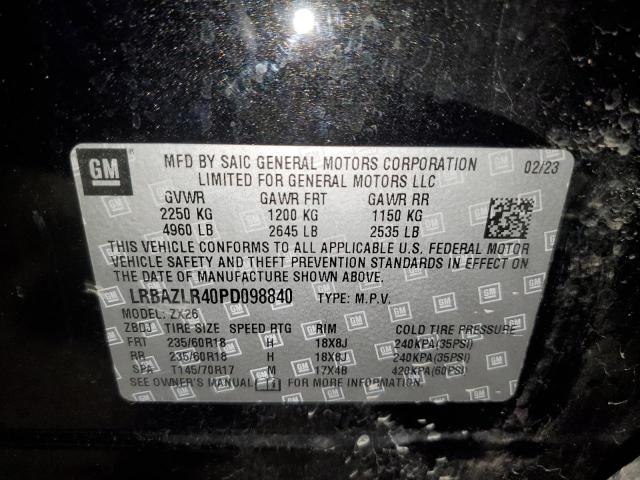 VIN LRBAZLR40PD098840 2023 BUICK ENVISION no.14