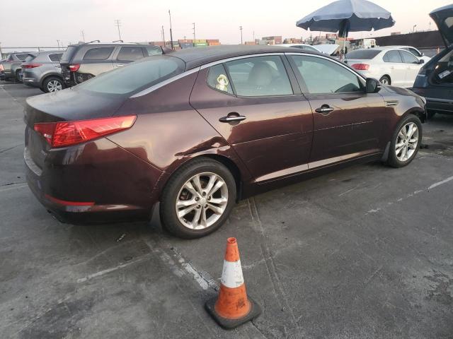 KIA OPTIMA EX 2013 maroon  gas 5XXGN4A70DG131680 photo #4