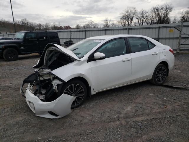 TOYOTA COROLLA L 2016 white  gas 2T1BURHE7GC650297 photo #1