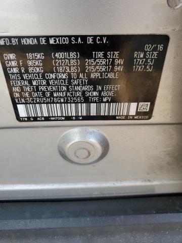 2016 HONDA HR-V EXL - 3CZRU5H78GM732565