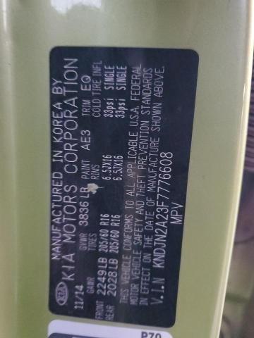 2015 KIA SOUL - KNDJN2A23F7776608