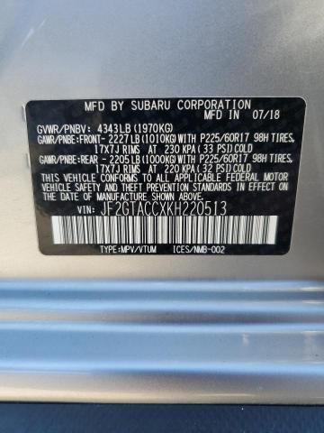 2019 SUBARU CROSSTREK - JF2GTACCXKH220513