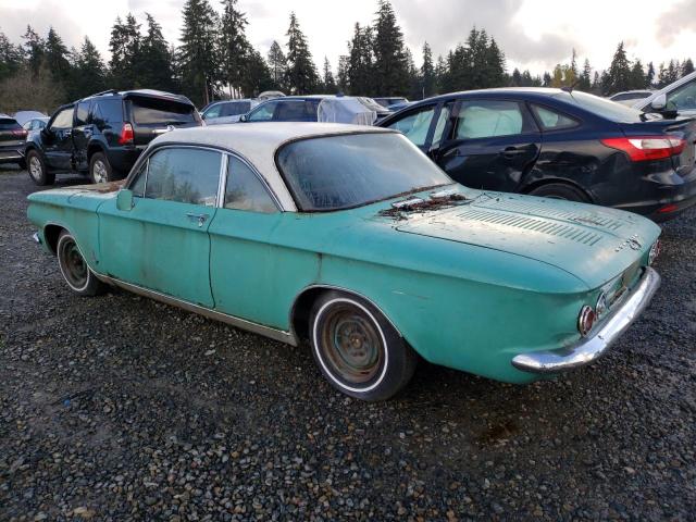 CHEVROLET CORVAIR 1964 turquoise   40927W262698 photo #3