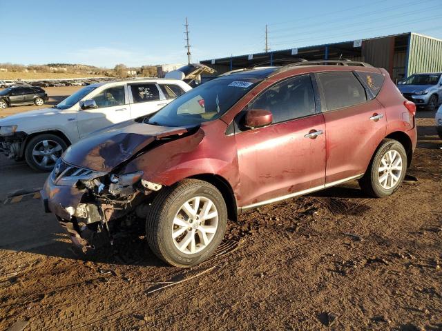 NISSAN MURANO S 2012 maroon  gas JN8AZ1MW5CW203552 photo #1