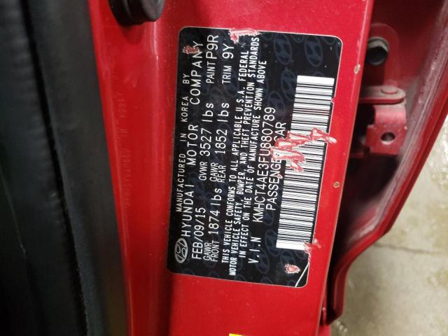 2015 HYUNDAI ACCENT GLS - KMHCT4AE3FU880789