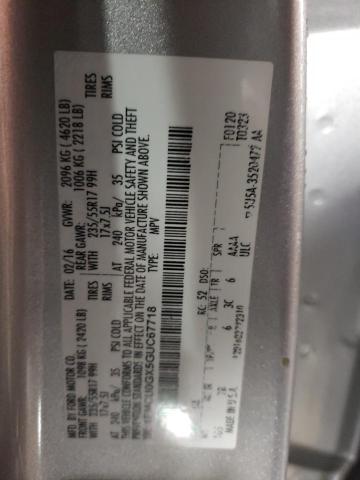 2016 FORD ESCAPE SE - 1FMCU0GX5GUC67718