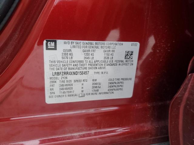 2022 BUICK ENVISION A - LRBFZRR4XND158497