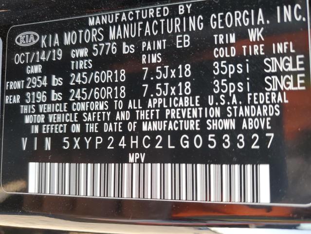 2020 KIA TELLURIDE - 5XYP24HC2LG053327