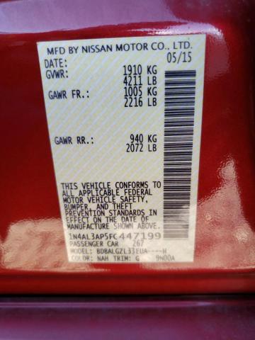 2015 NISSAN ALTIMA 2.5 - 1N4AL3AP5FC447199