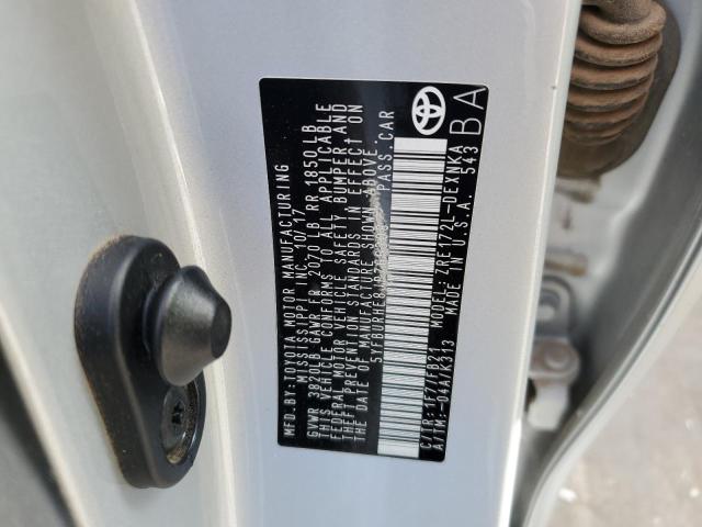 2018 TOYOTA COROLLA L - 5YFBURHE8JP766308