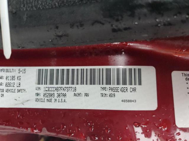 2015 CHRYSLER 200 LIMITE - 1C3CCCAB7FN737718