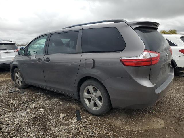 TOYOTA SIENNA LE 2016 charcoal  gas 5TDKK3DC7GS705216 photo #3