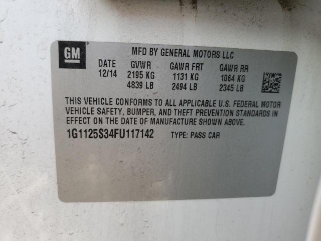 2015 CHEVROLET IMPALA LT - 1G1125S34FU117142