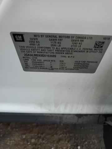 2016 GMC TERRAIN SL - 2GKALMEK8G6163689
