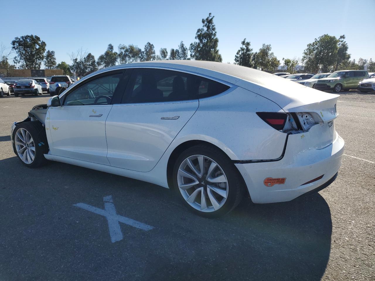 Lot #2989217765 2020 TESLA MODEL 3