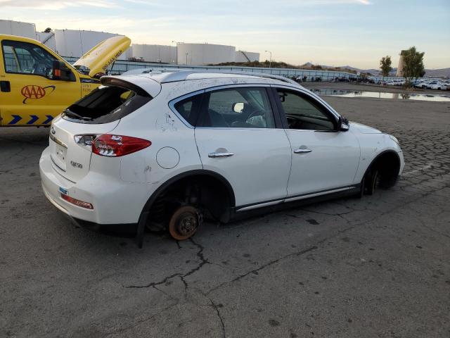 INFINITI QX50 2017 white  gas JN1BJ0RR5HM403633 photo #4