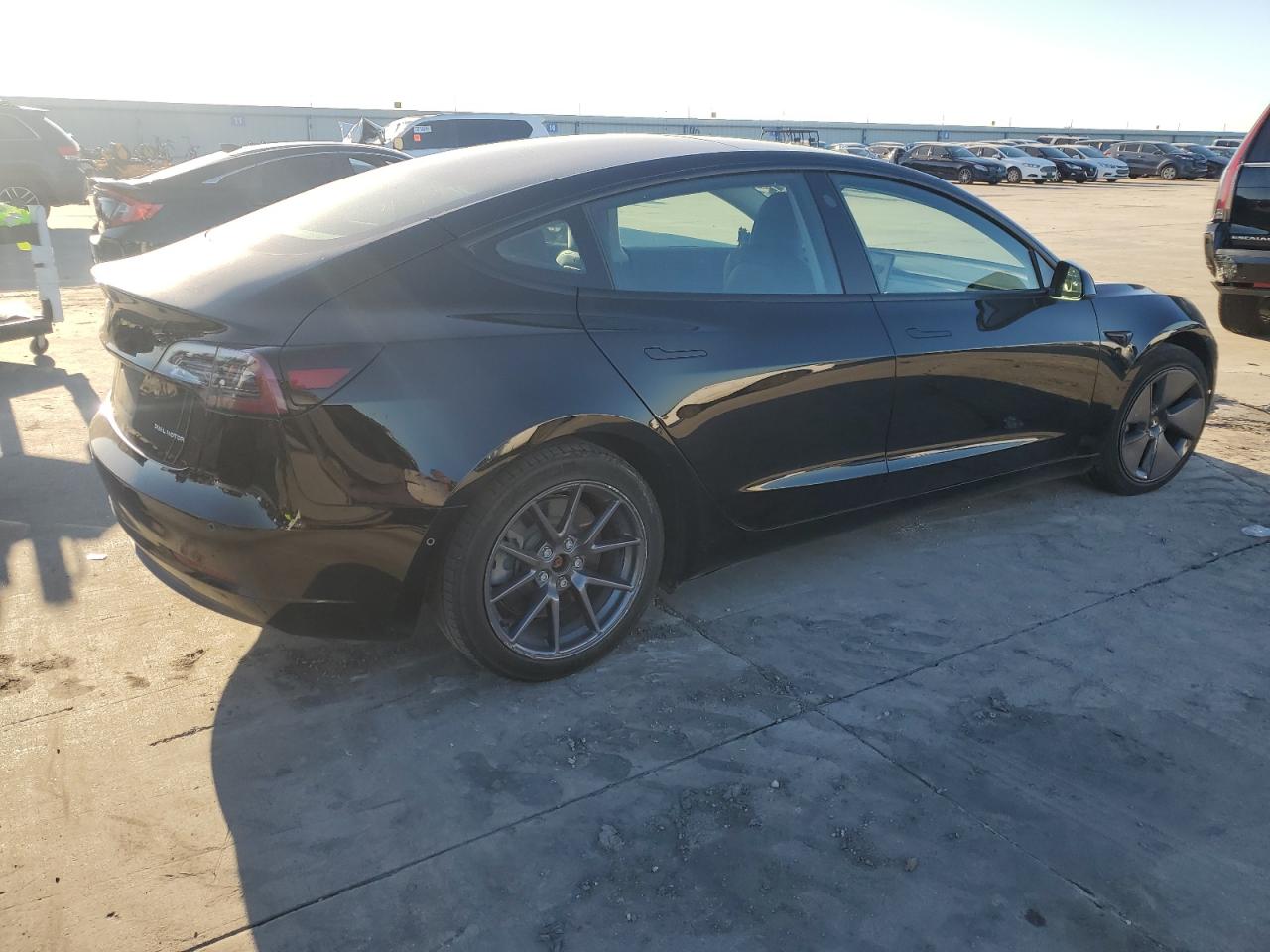 Lot #3034618749 2021 TESLA MODEL 3