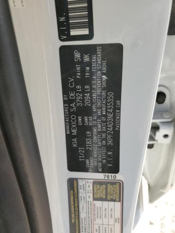 2022 KIA FORTE FE - 3KPF24AD3NE435350