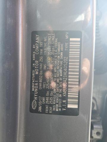 2017 HYUNDAI TUCSON LIM - KM8J33A21HU405202