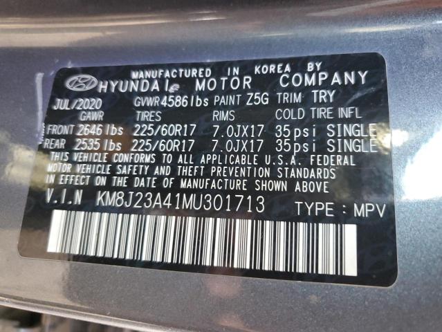 2021 HYUNDAI TUCSON SE - KM8J23A41MU301713