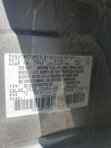 2017 NISSAN SENTRA S - 3N1AB7AP8HY305768