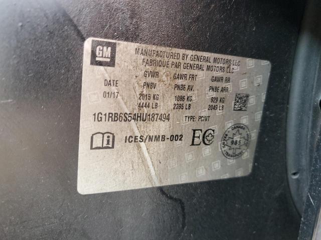 2017 CHEVROLET VOLT PREMI - 1G1RB6S54HU187494