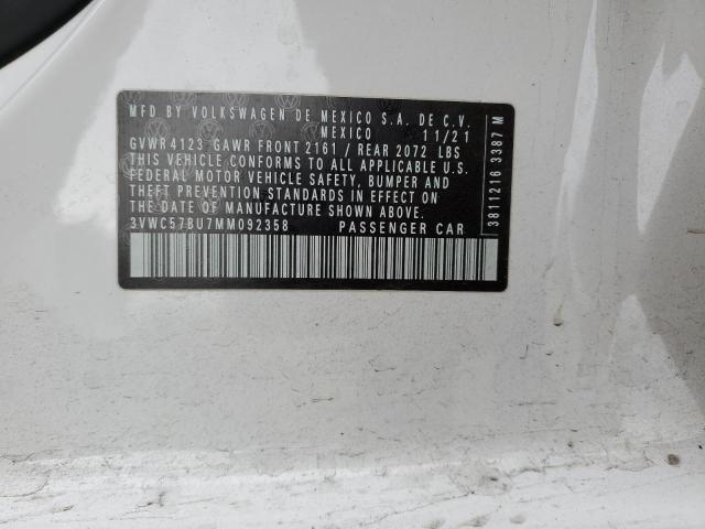 2021 VOLKSWAGEN JETTA S - 3VWC57BU7MM092358
