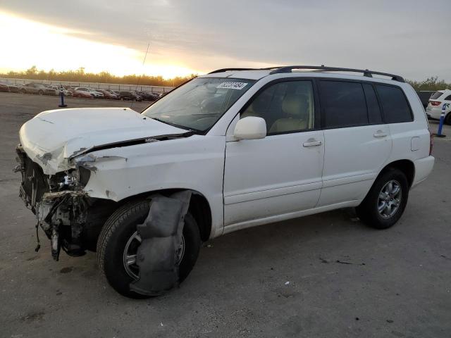 TOYOTA HIGHLANDER 2005 white  gas JTEGD21A150130779 photo #1