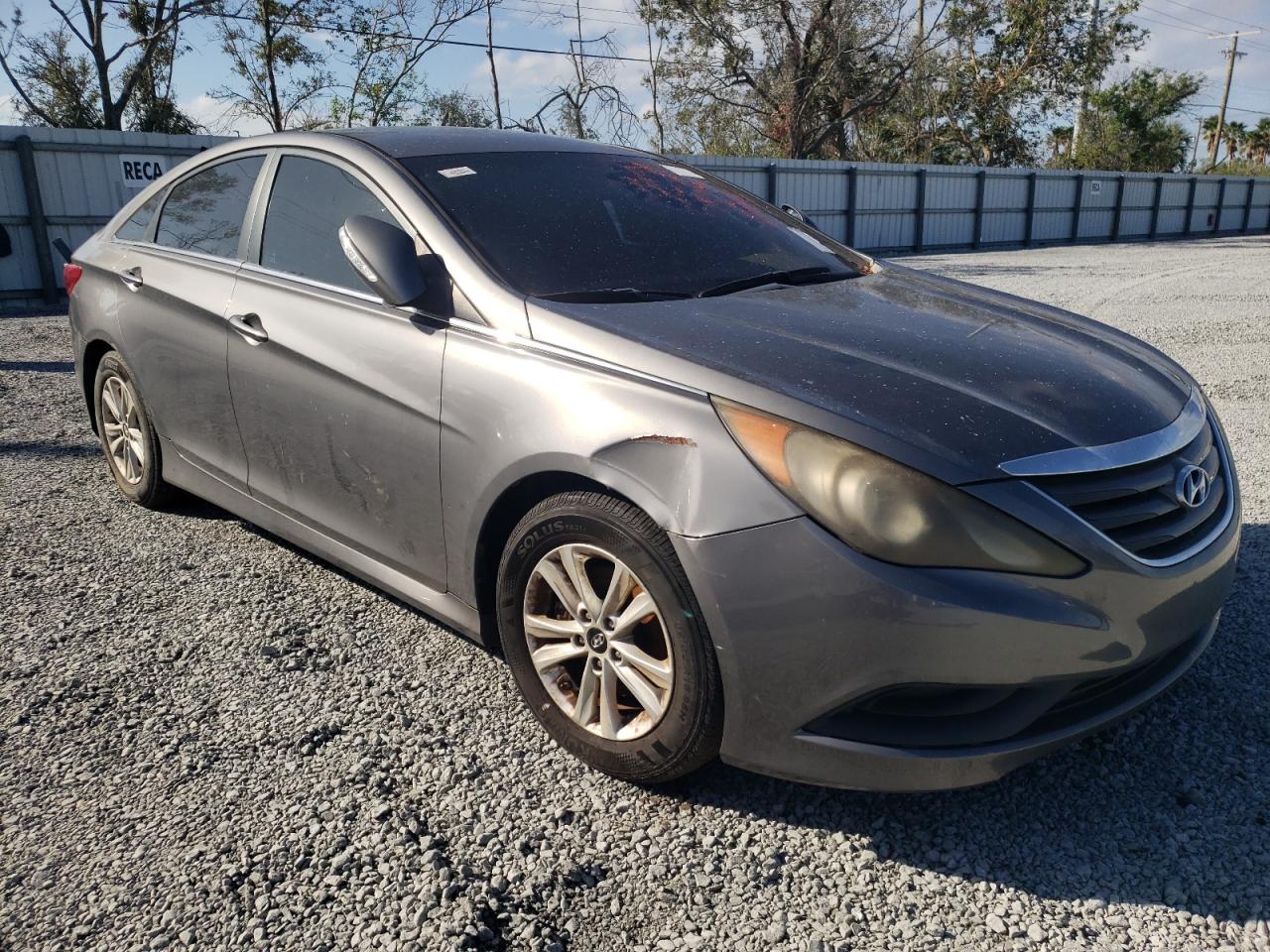 Lot #3022753295 2014 HYUNDAI SONATA GLS