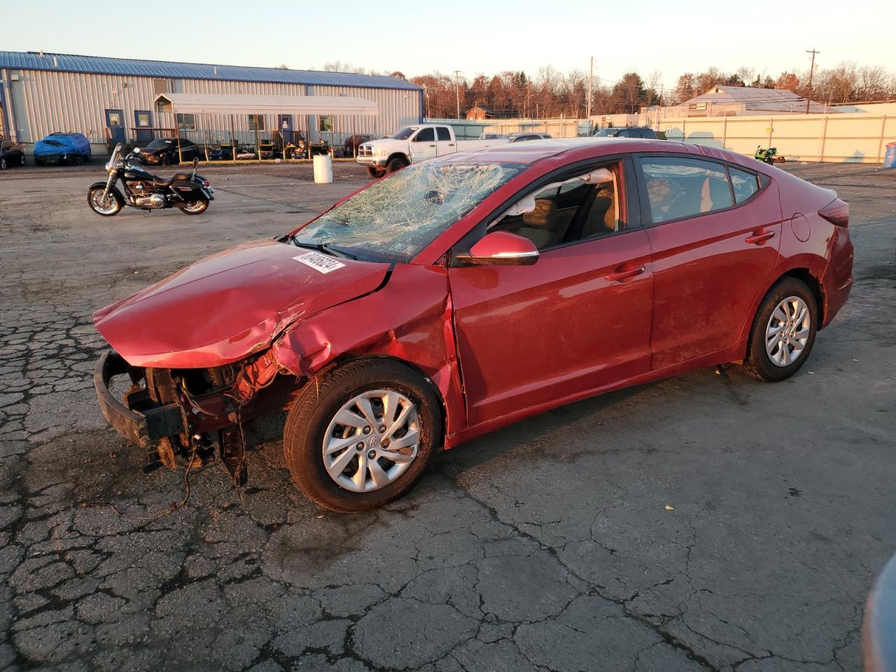 Lot #2972106257 2019 HYUNDAI ELANTRA SE