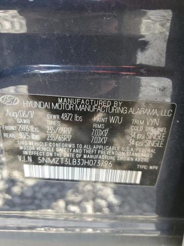 2018 HYUNDAI SANTA FE S - 5NMZT3LB3JH073796