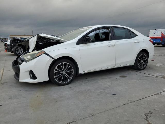 TOYOTA COROLLA L 2015 white  gas 5YFBURHE6FP328491 photo #1