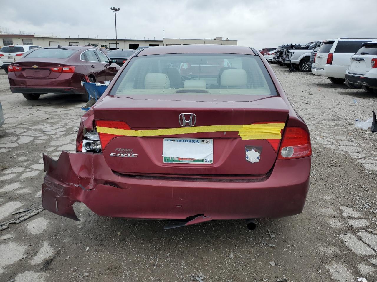 Lot #2998254460 2008 HONDA CIVIC LX