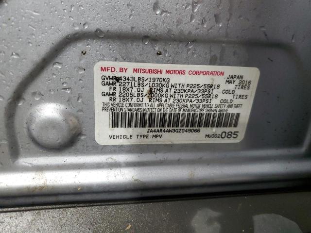 2016 MITSUBISHI OUTLANDER - JA4AR4AW3GZ049066