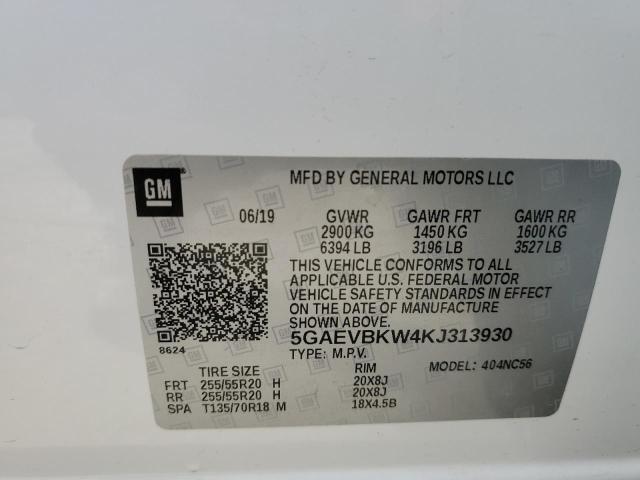 2019 BUICK ENCLAVE PR - 5GAEVBKW4KJ313930