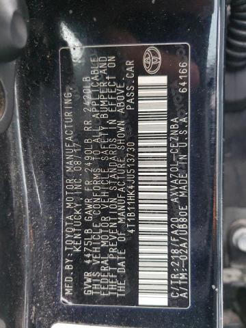 VIN 4T1B11HK4JU513730 2018 TOYOTA CAMRY no.12