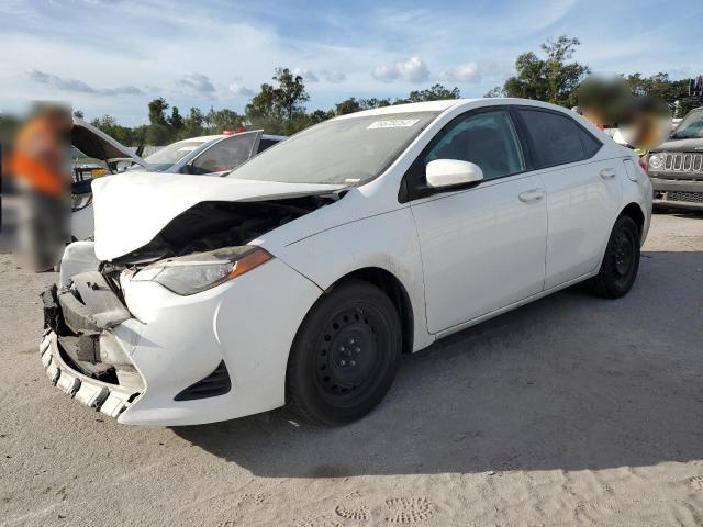 TOYOTA COROLLA L 2017 white  gas 2T1BURHEXHC855467 photo #1