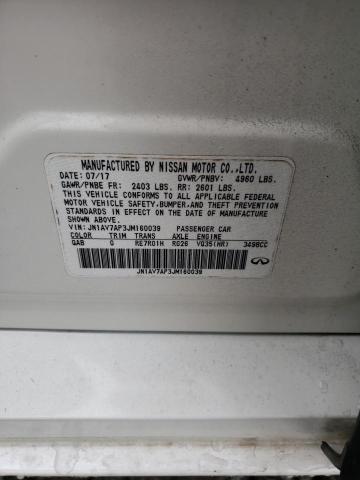 2018 INFINITI Q50 HYBRID - JN1AV7AP3JM160039