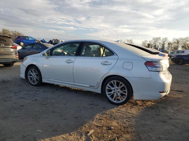 LEXUS HS 250H 2010 white sedan 4d hybrid engine JTHBB1BA7A2031894 photo #3