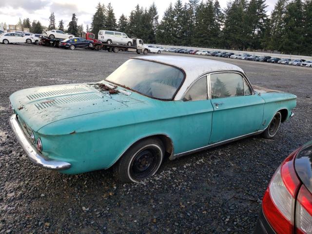 CHEVROLET CORVAIR 1964 turquoise   40927W262698 photo #4