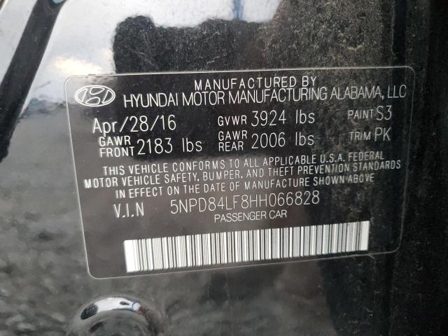 VIN 5NPD84LF8HH066828 2017 Hyundai Elantra, SE no.12