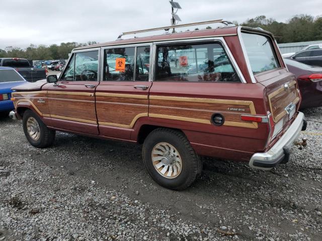 JEEP GRAND WAGO 1986 burgundy  gas 1JCNJ15U6GT029563 photo #3