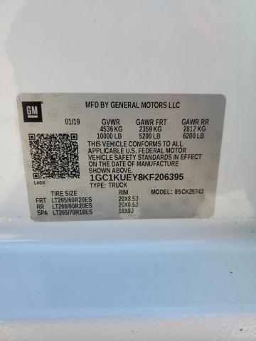2019 CHEVROLET SILVER1500 - 1GC1KUEY8KF206395